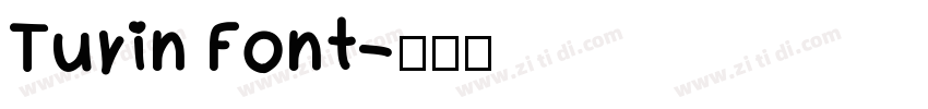 Turin Font字体转换